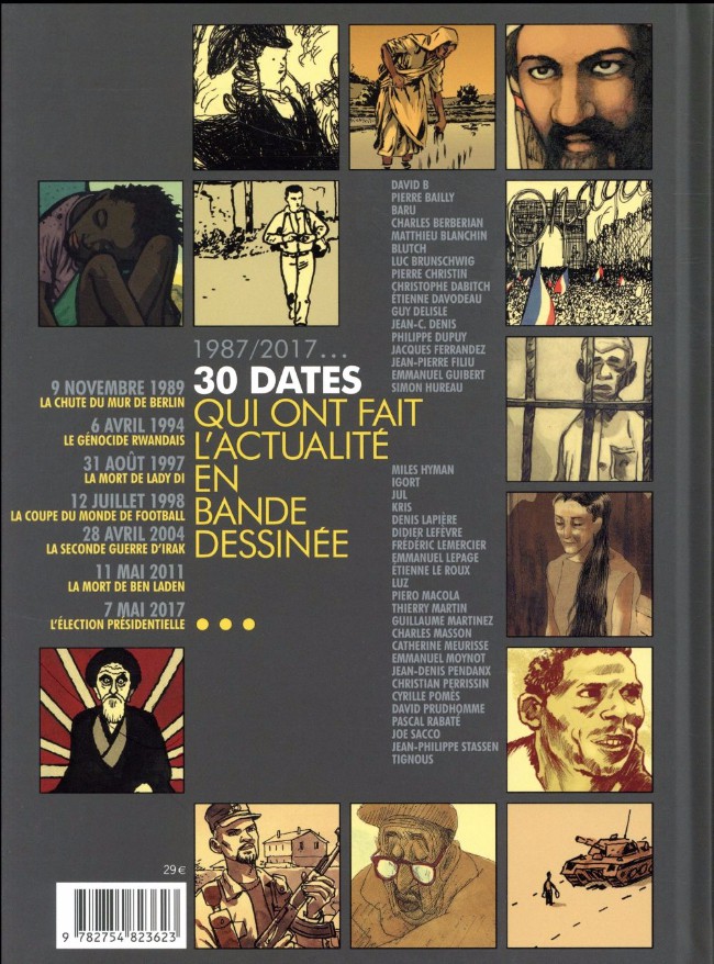 Verso de l'album Le Jour où... Tome 3 France Info, 30 années d'actualité
