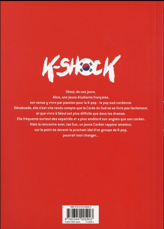 Verso de l'album K-Shock