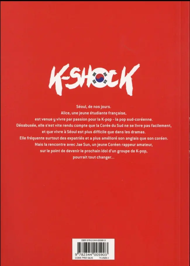 Verso de l'album K-Shock