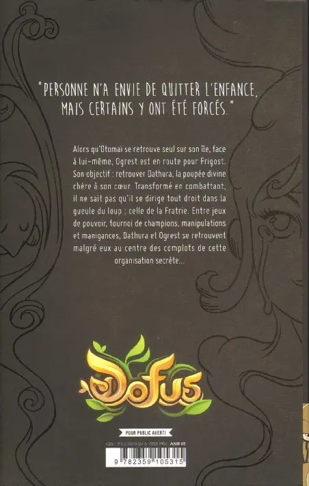 Verso de l'album Ogrest Tome 3