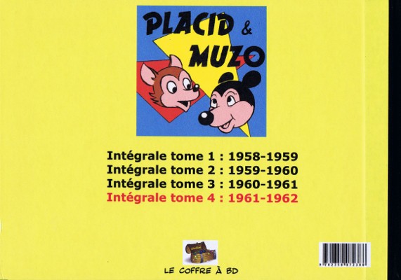 Verso de l'album Placid et Muzo Tome 4