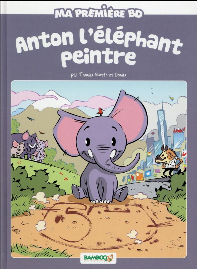 Couverture de l'album Anton l'éléphant peintre