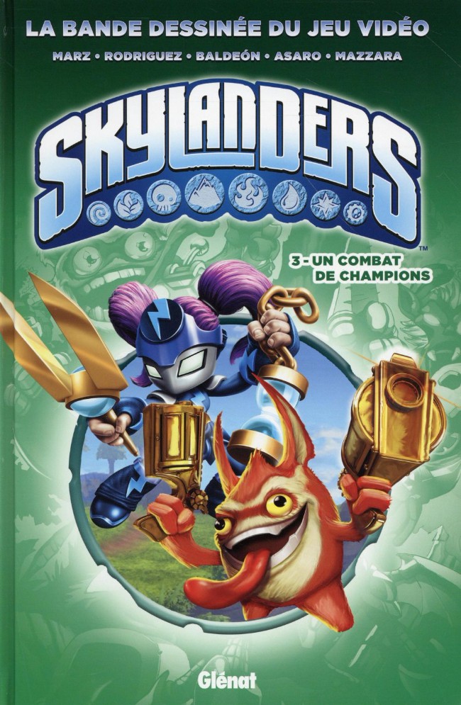 Couverture de l'album Skylanders Tome 3 Un combat de champions