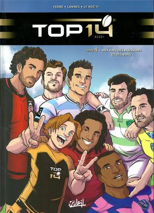 Couverture de l'album Top 14 Tome 4 Aux pays des blossoms et des boks