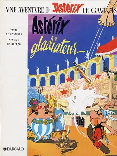 Couverture de l'album Astérix Tome 4 Astérix gladiateur