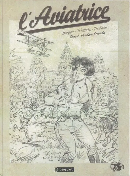 Couverture de l'album L'Aviatrice Tome 2 Aventures orientales