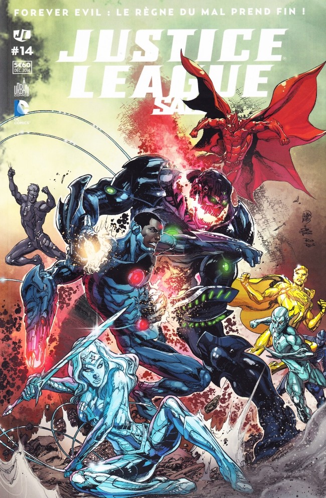 Couverture de l'album Justice League Saga #14 Forever Evil : le règne du Mal prend fin !