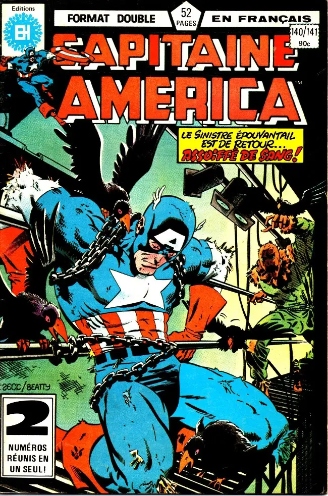 Couverture de l'album Capitaine America Tome 140 Sermon of Straw