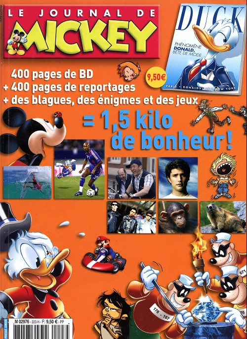 Couverture de l'album Le Journal de Mickey Album N° 223