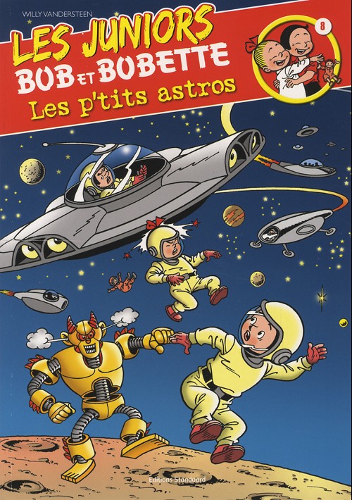 Couverture de l'album Bob et Bobette (Les Juniors) Tome 8 Les p'tits astros