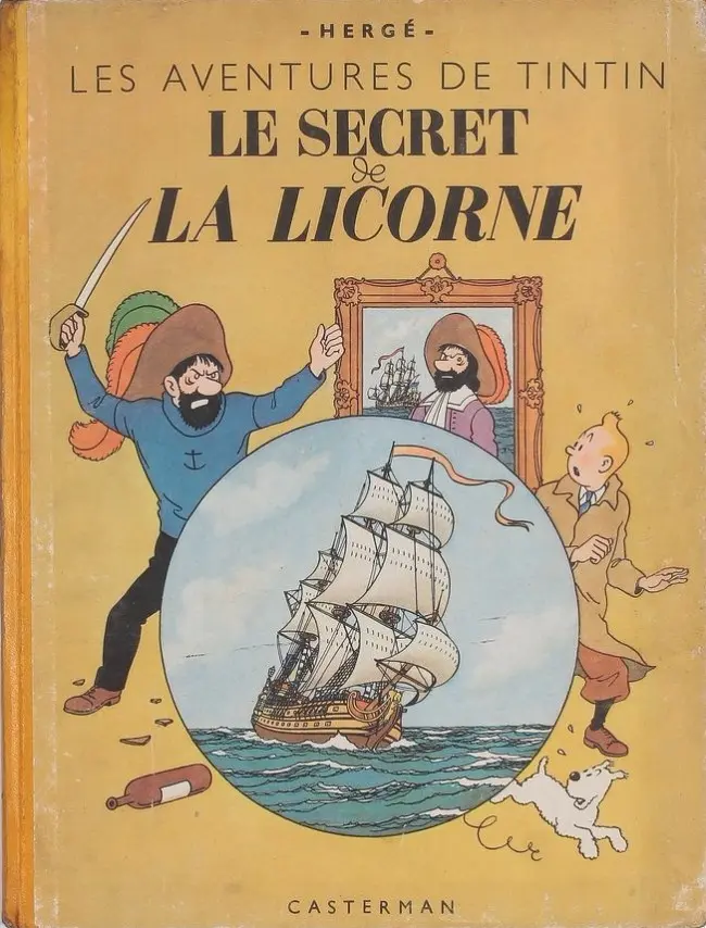 Couverture de l'album Tintin Tome 11 Le secret de la Licorne