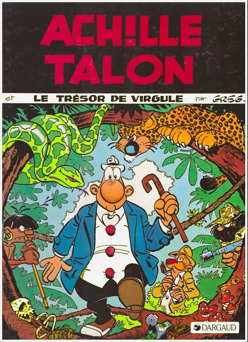 Couverture de l'album Achille Talon Tome 16 Achille talon et le trésor de virgule