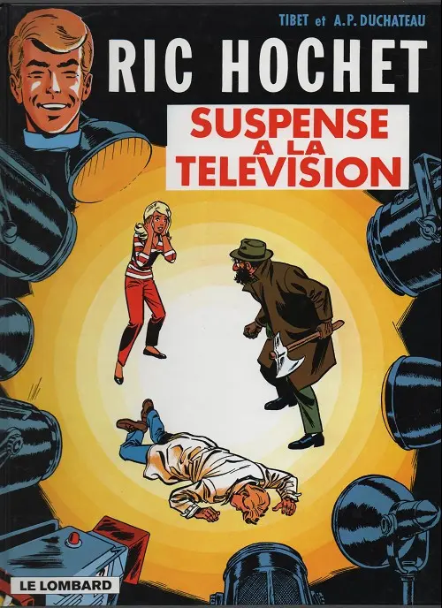 Couverture de l'album Ric Hochet Tome 7 Suspense à la télévision