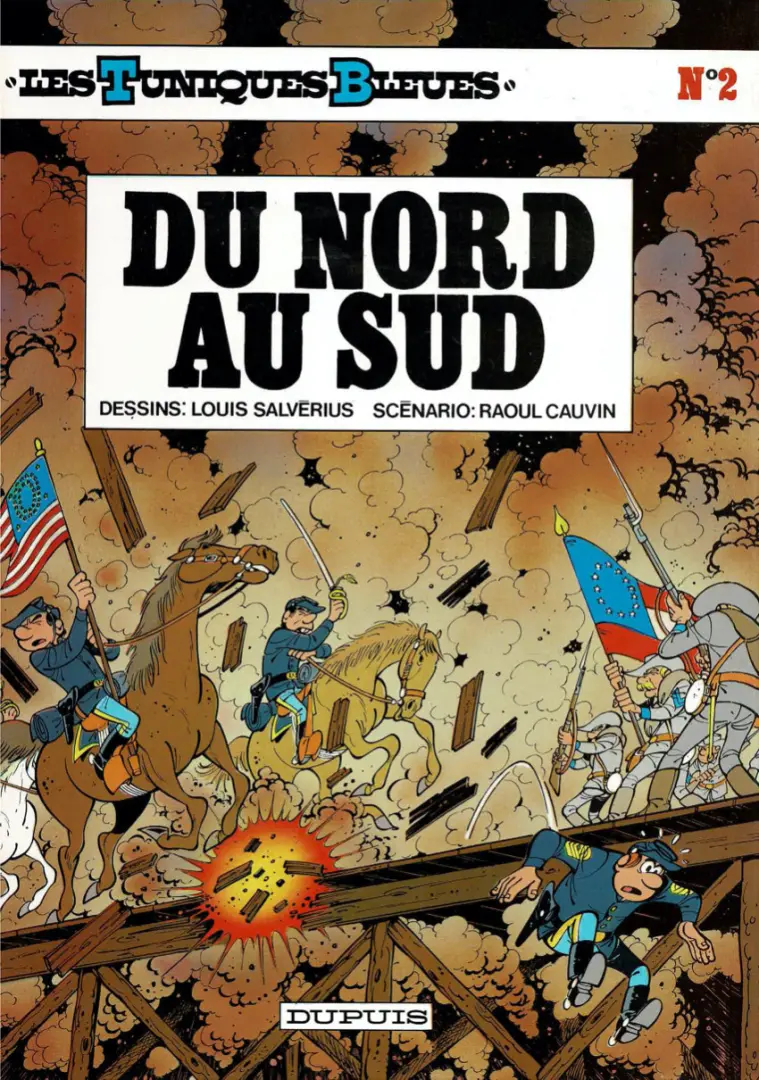 Couverture de l'album Les Tuniques Bleues Tome 2 Du nord au sud