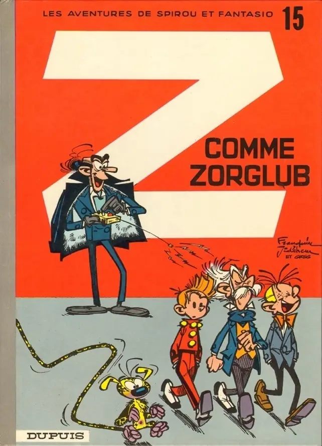 Couverture de l'album Spirou et Fantasio Tome 15 Z comme Zorglub