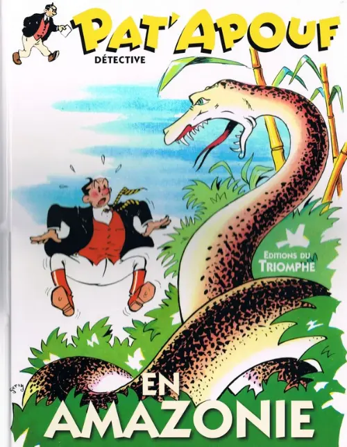 Couverture de l'album Editions du Triomphe Tome 8 Pat'Apouf en Amazonie
