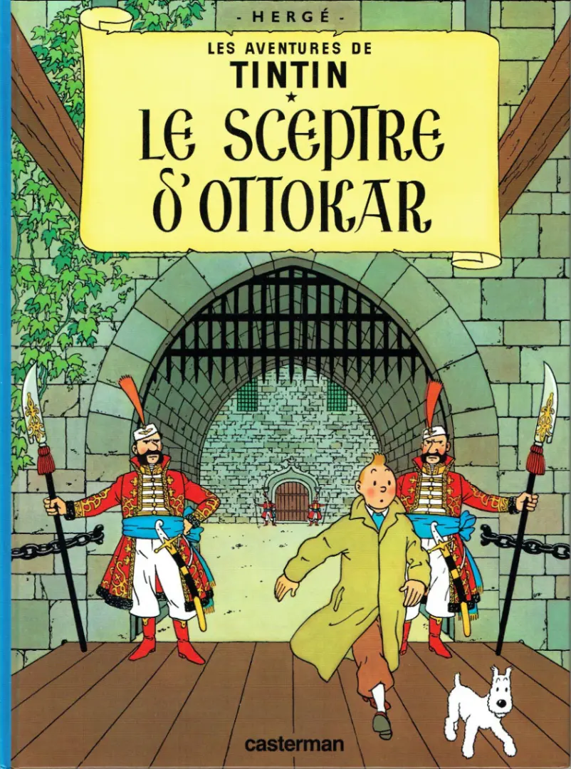 Couverture de l'album Tintin Tome 8 Le sceptre d'Ottokar