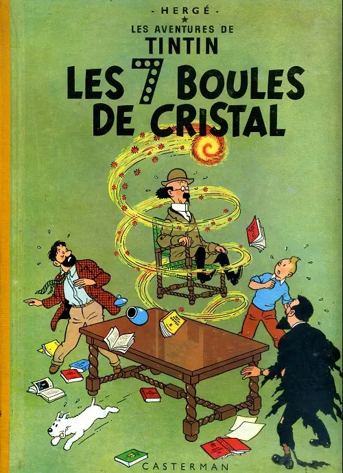 Couverture de l'album Tintin Tome 13 Les 7 boules de cristal