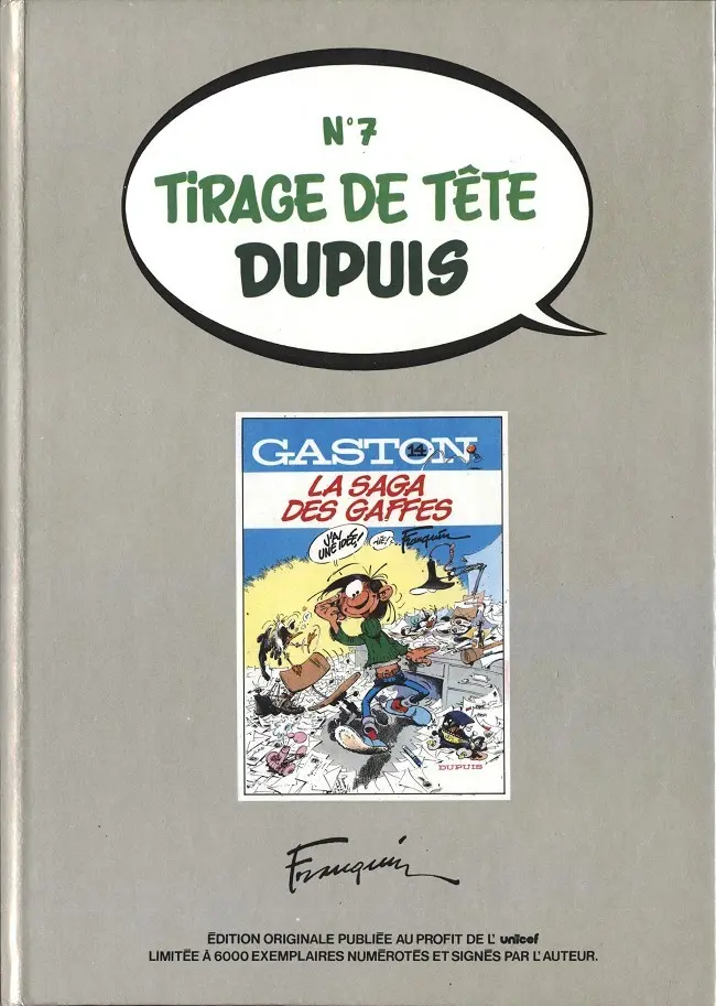 Couverture de l'album Gaston Tome 14 La saga des gaffes