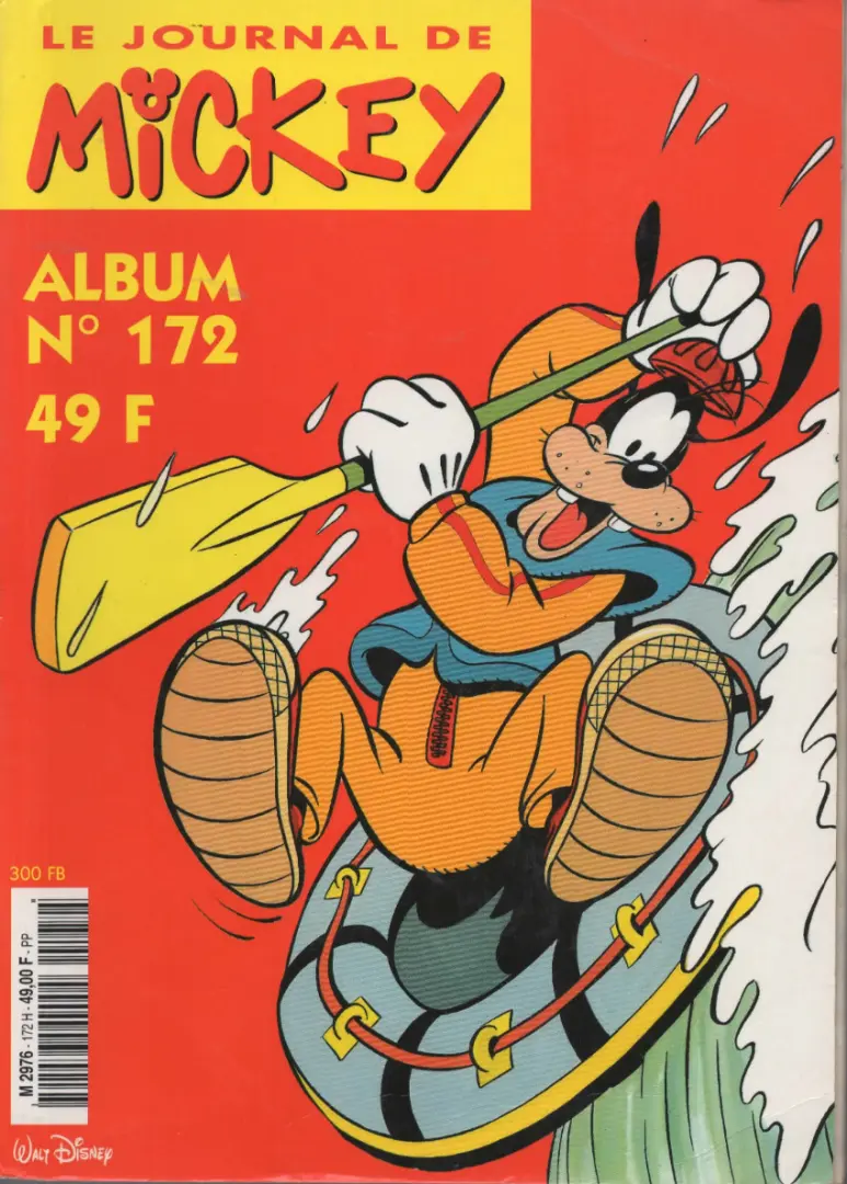 Couverture de l'album Le Journal de Mickey Album N° 172