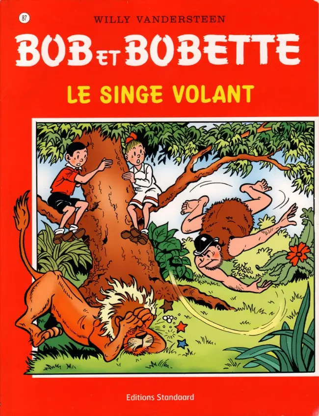 Couverture de l'album Bob et Bobette Tome 87 Le singe volant