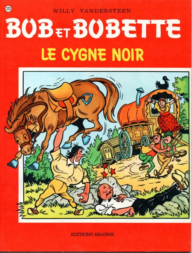 Couverture de l'album Bob et Bobette Tome 123 Le cygne noir