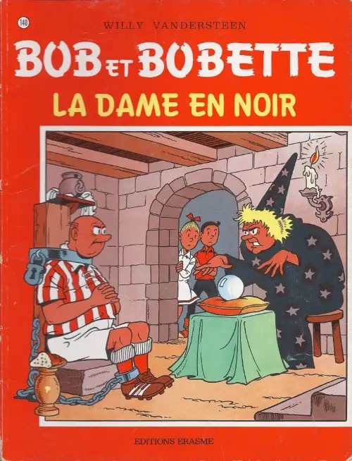 Couverture de l'album Bob et Bobette Tome 140 La dame en noir