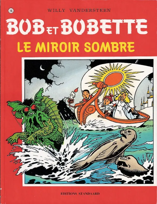 Couverture de l'album Bob et Bobette Tome 190 Le miroir sombre