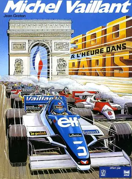 Couverture de l'album Michel Vaillant Tome 42 300 à l'heure dans Paris