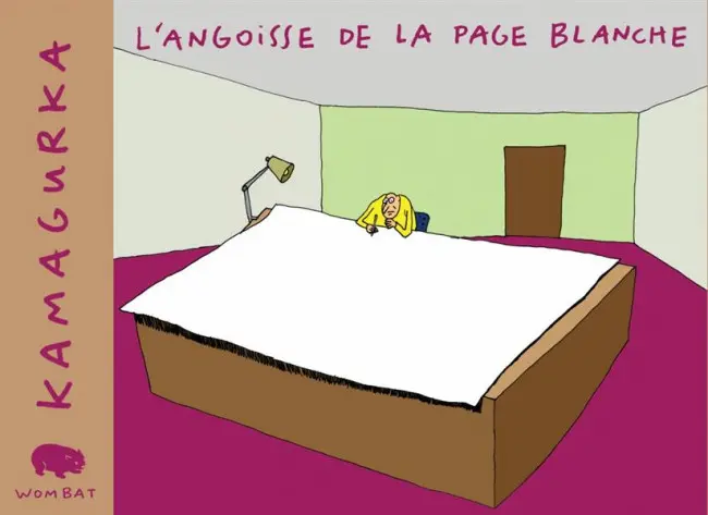 Couverture de l'album L'angoisse de la page blanche