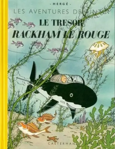 Couverture de l'album Tintin Tome 12 Le trésor de Rackham le Rouge