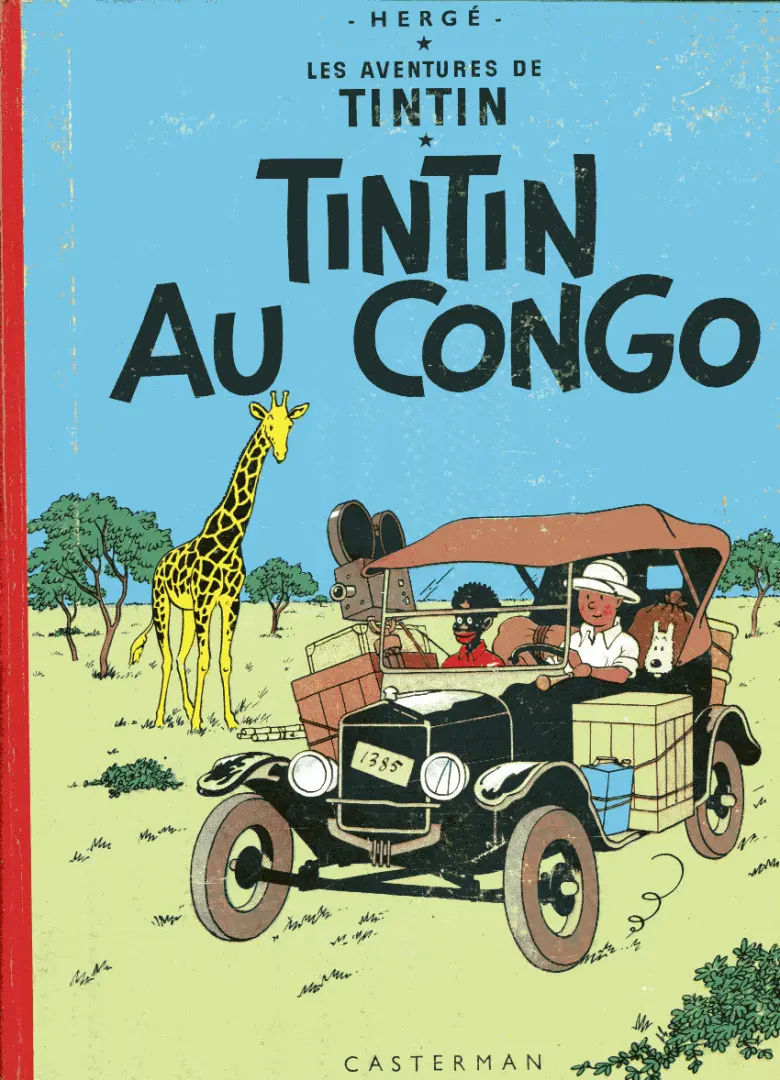 Couverture de l'album Tintin Tome 2 Tintin au Congo
