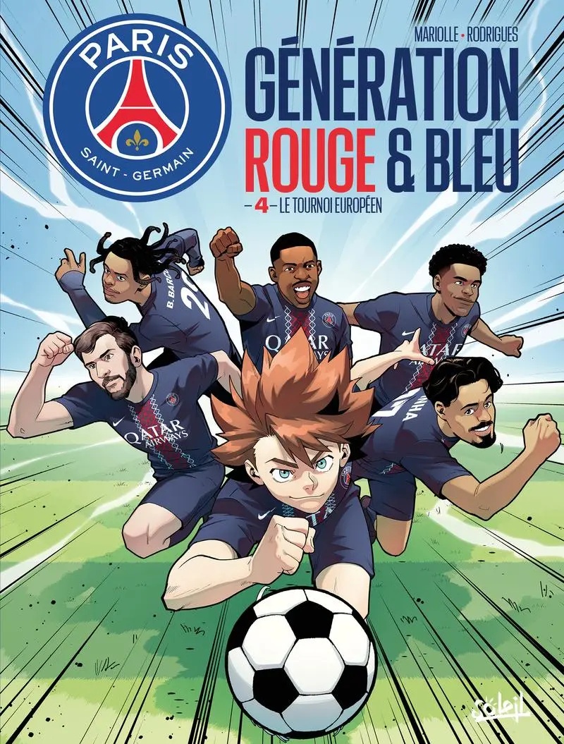 Couverture de l'album Paris Saint-Germain : Génération Rouge et Bleue 4 Le tournoi européen