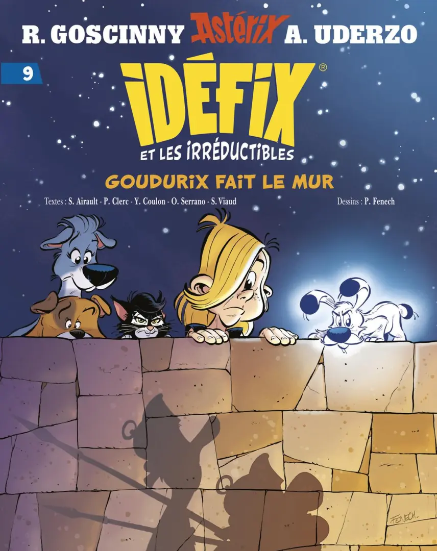 Couverture de l'album Idéfix et les Irréductibles 9 Goudurix fait le mur
