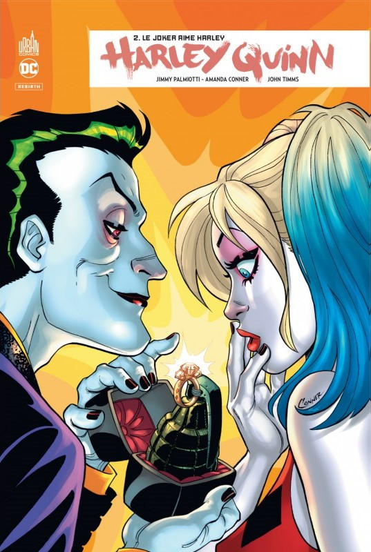 Couverture de l'album Harley Quinn Rebirth Tome 2 Le Joker aime Harley