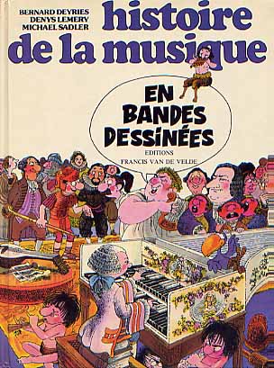 Couverture de l'album Histoire de la musique Histoire de la musique en bandes dessinées