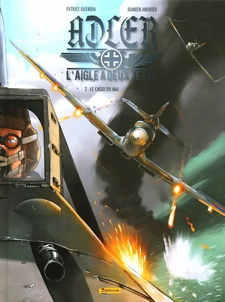 Couverture de l'album Adler, l'aigle à deux têtes Tome 2 Le choix du mal