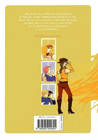 Verso de l'album R Tome 1 Rachel