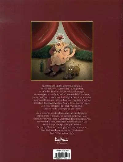 Verso de l'album Titine au bistrot Tome 1