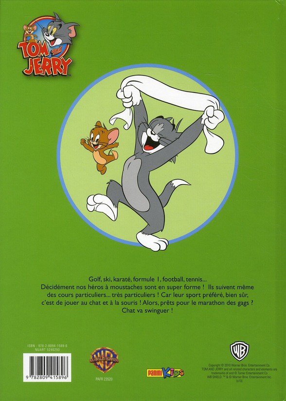 Verso de l'album Tom and Jerry Tome 5 Chat va swinguer !
