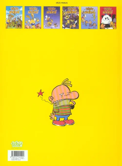 Verso de l'album Tony & Alberto Tome 7 Pigeon, vole !