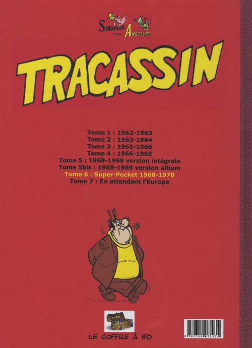 Verso de l'album Tracassin Intégrale 6 Super Pocket Pilote 1968-1970