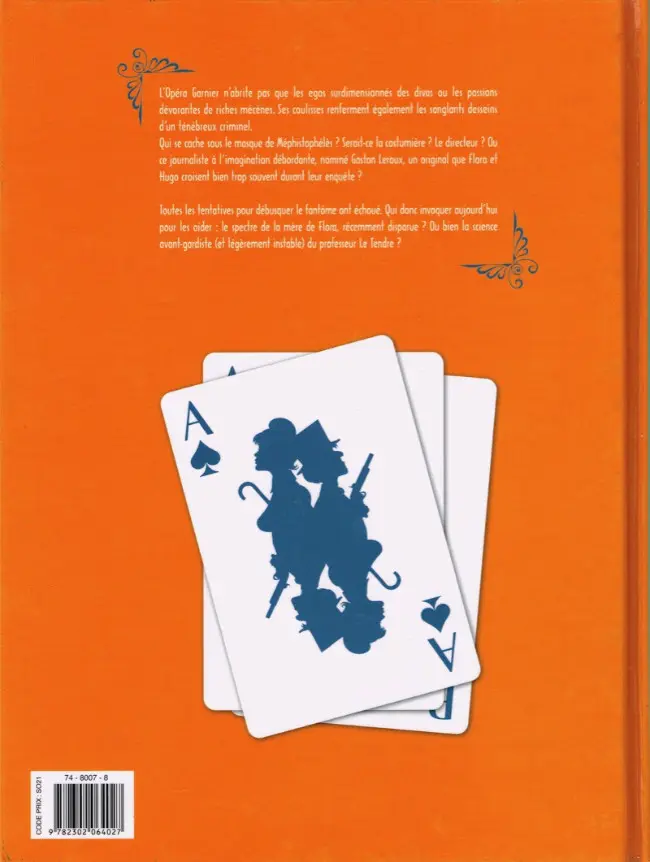 Verso de l'album Aspic, détectives de l'étrange Tome 6 Rhapsodie Fantomatique