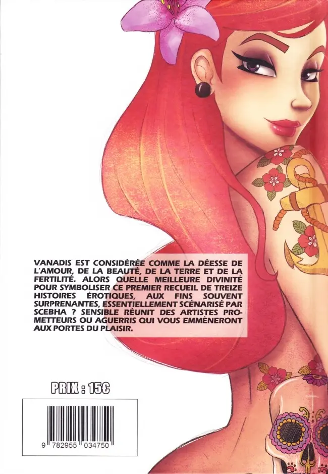 Verso de l'album Vanadis 1 Sensible