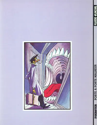 Verso de l'album La vie douloureuse de Théodule Gouâtremou Tome 1 Porte-à-porte malheur