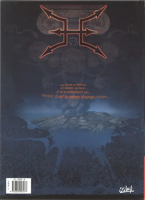 Verso de l'album Atlantide experiment Tome 3 Adrian kenton - Zanya Sentya Orozco