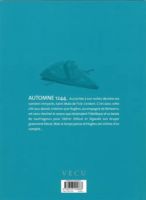 Verso de l'album Les Aigles décapitées Tome 5 Saint-Malo de l'Isle