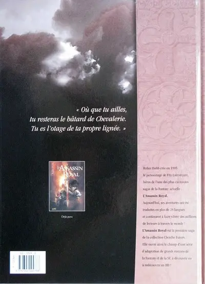 Verso de l'album L'Assassin Royal Tome 2 L'art