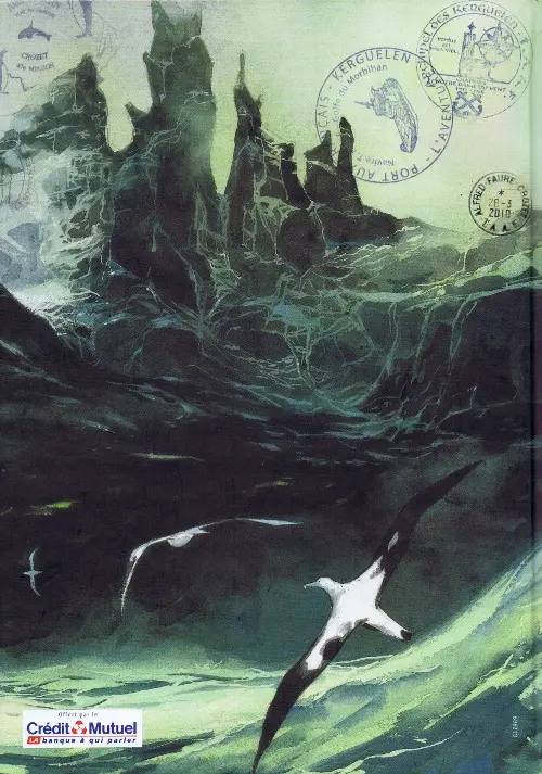 Verso de l'album Australes - Deux récits du monde au bout du monde Tome 1 Voyage aux îles de la Désolation