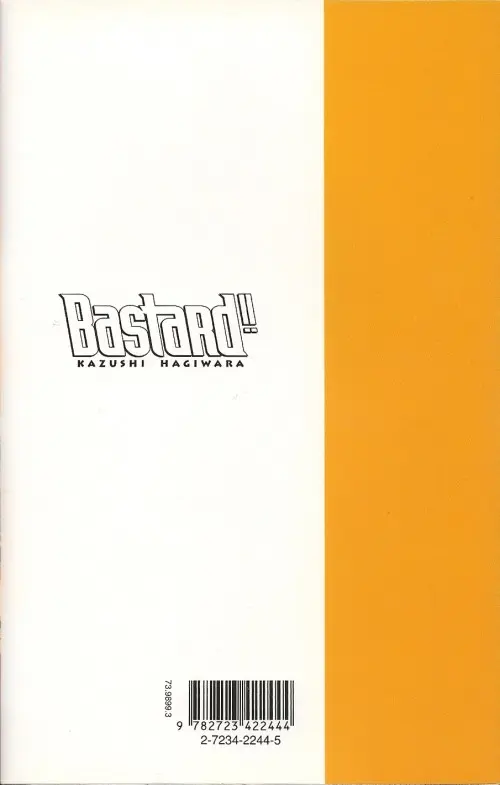 Verso de l'album Bastard !! 3 L'adolescent